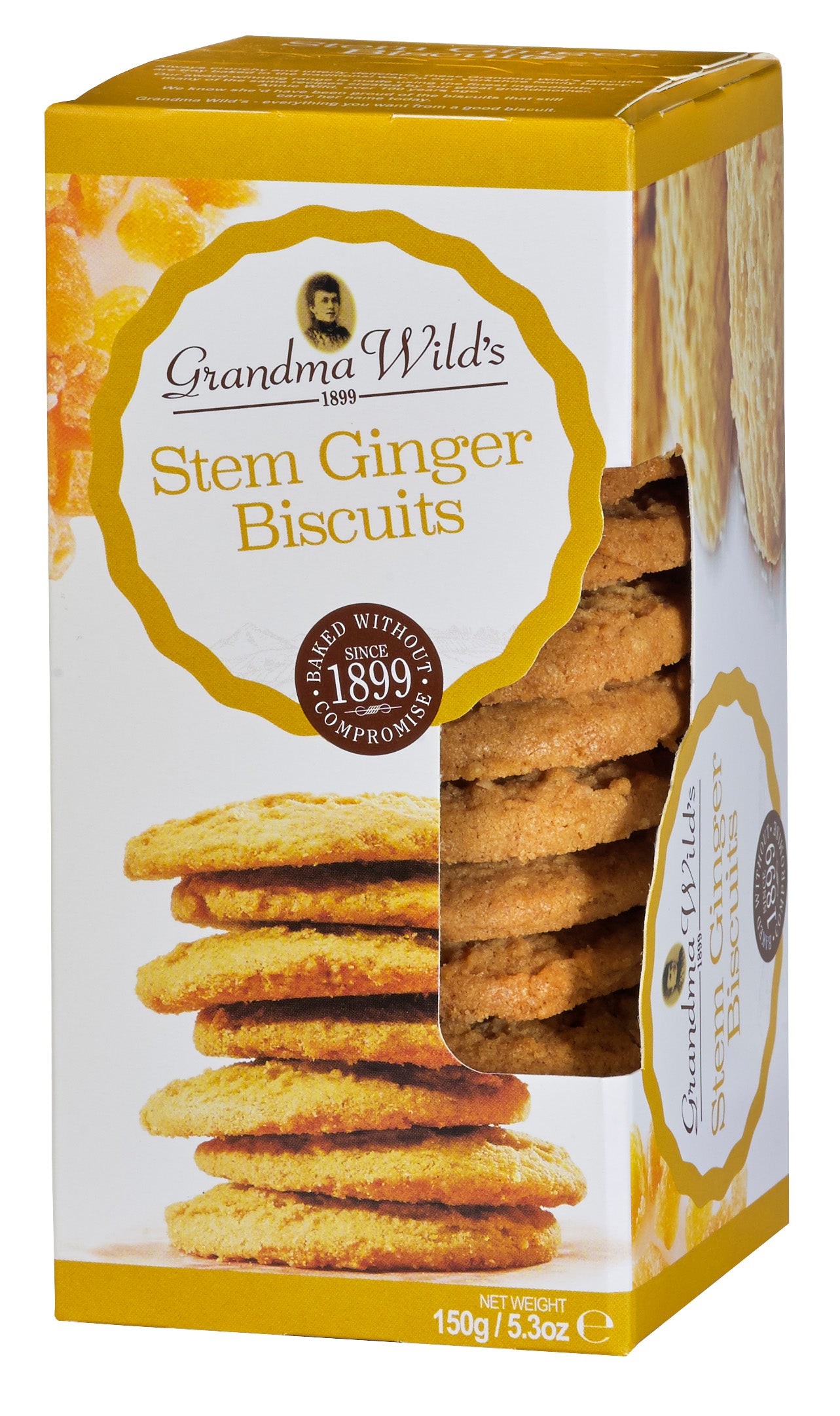 Stem Ginger Biscuits