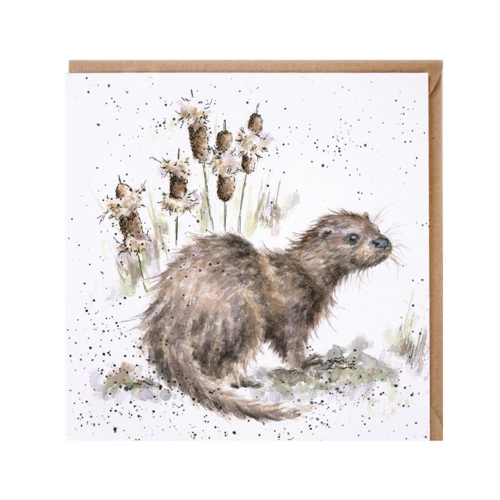 'The Riverbank' Otter Card