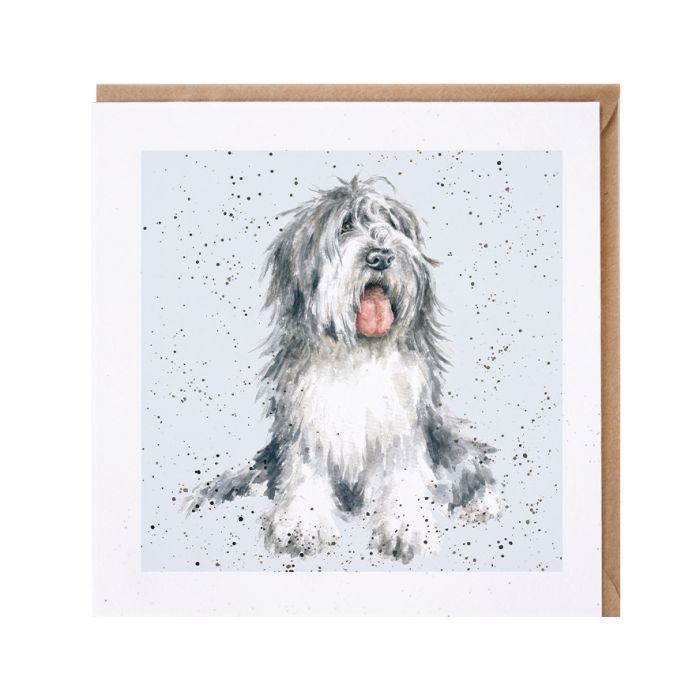 'Toby' Old English Sheepdog Card