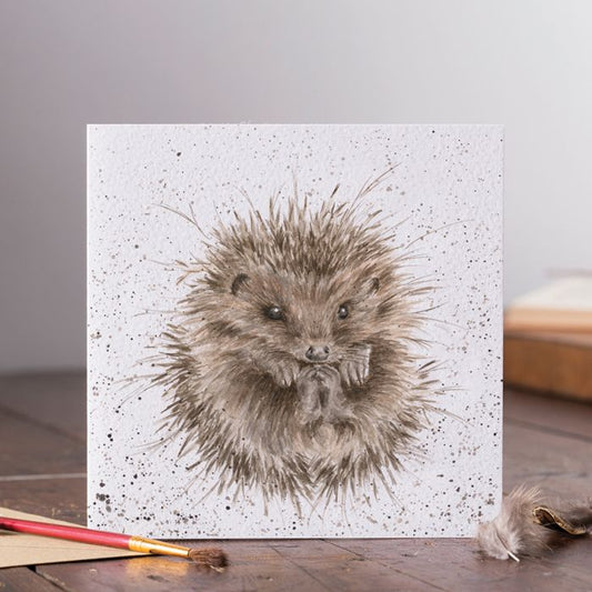 'Awakening' Hedgehog Card