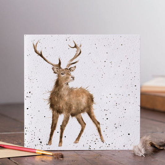 'Wild At Heart' Stag Card