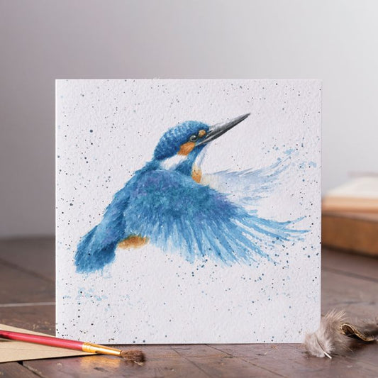 'Make A Splash' Kingfisher Card