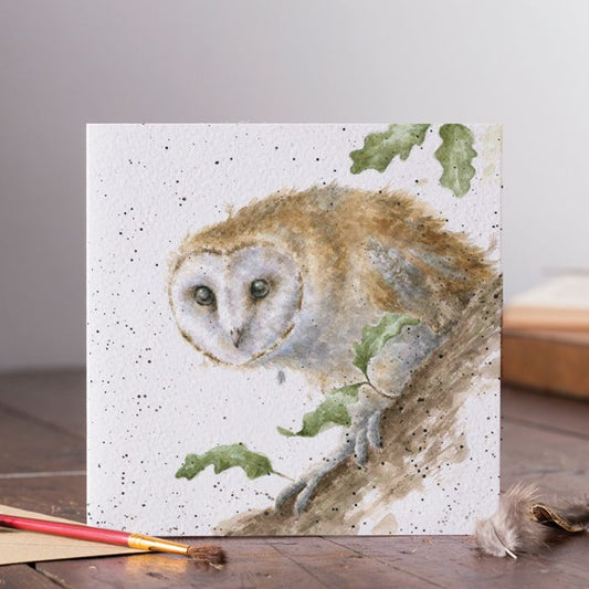 'Moonlight' Owl Card