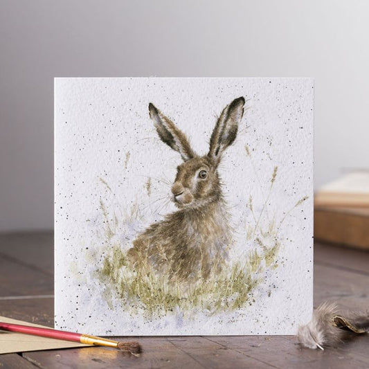 'Into The Wild' Hare Card